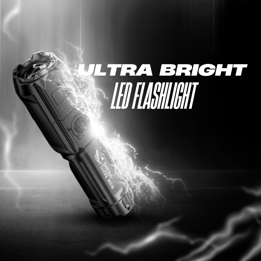 LED Ficklampa Uppladdningsbar Vattentät Utomhus Ficklampa Carvallo