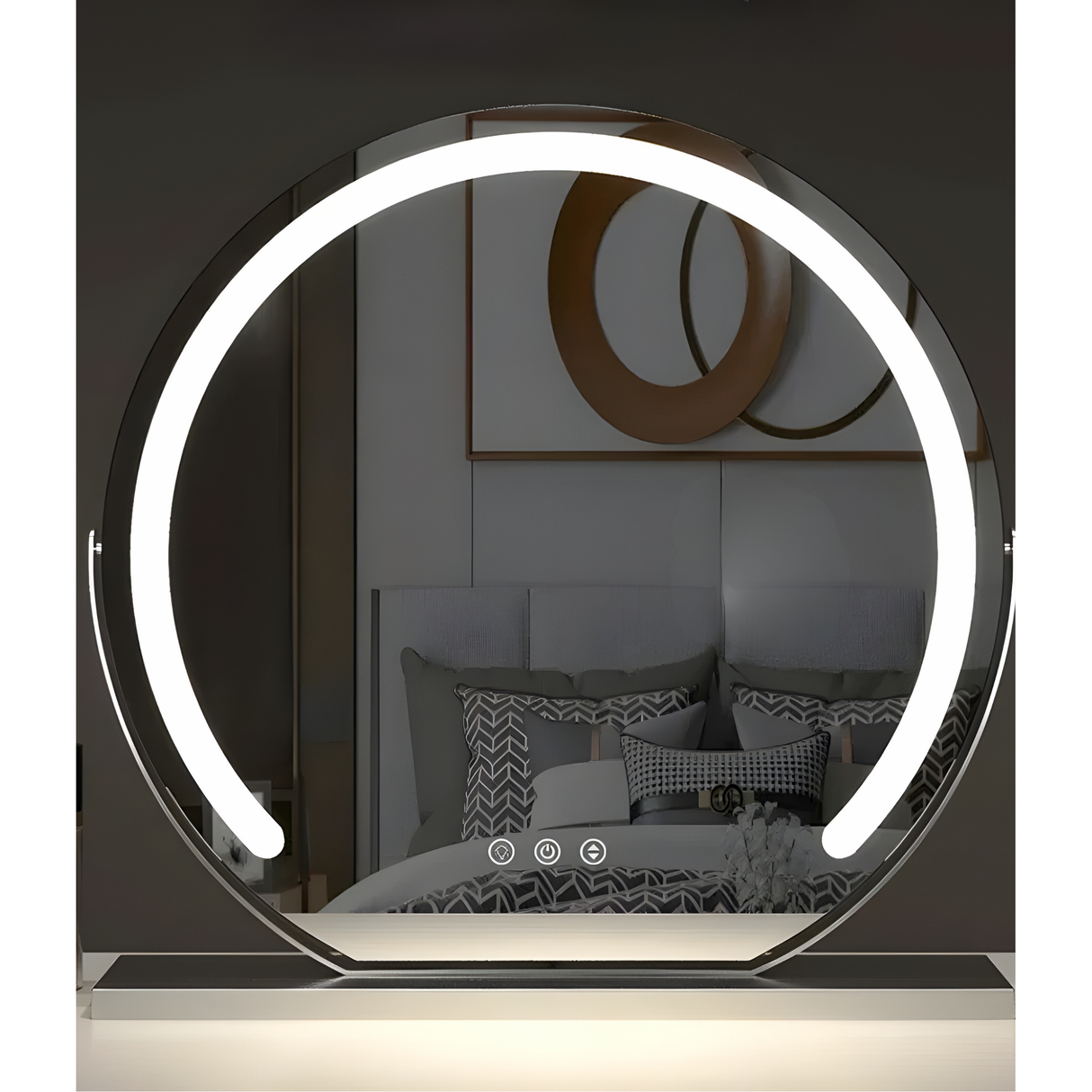 LED-kosmetiksspegel – Dimbart ljus för sovrum & sminkbord Carvallo