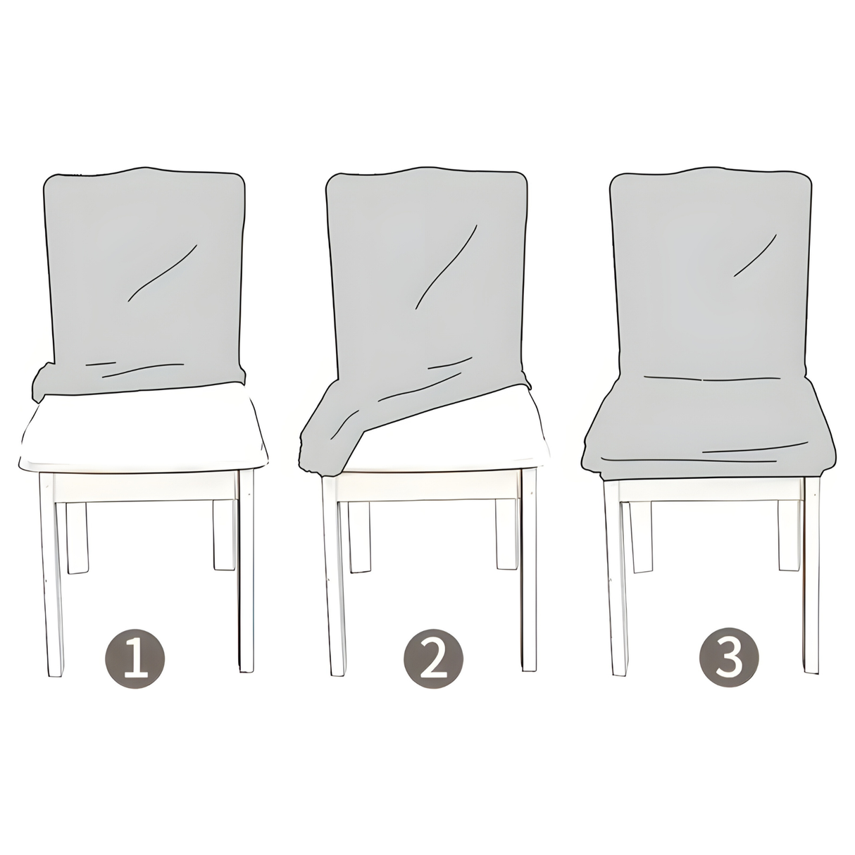 SherpaFit Stolskydd - Mysigt Sträckt Sherpa Matsalsstolskydd Carvallo