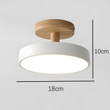 Modern Trä LED Taklampa Carvallo