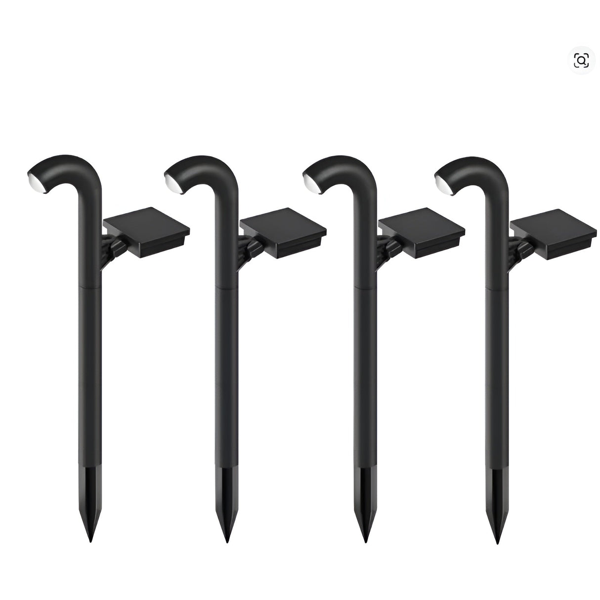 LED Solarlampor för trädgården – Dekorativ väg belysning för gård och uppfart Carvallo