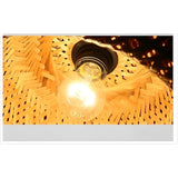 Rattanhänglampa – Stilfull bambulampa för matrum och vardagsrum Carvallo