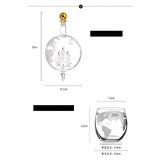 Kristall-Whiskykaraff med glas – Världskuladesign | Dekorativ för kontor & hem Carvallo