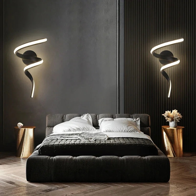 SleekGlow - Minimalist LED vägglampa med dimbar belysning Carvallo