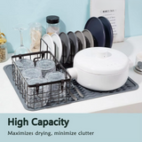 Carvallo Silikon Kökmatta | Värmetålig & Halkfri | Diskmatta, Kylskåp- & Lådinlägg | BPA-fri & Enkel att Rengöra Carvallo