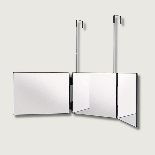 Lyxig 360° vikbar spegel - Perfekt vinkelmöbel för smink och hår MILA Sverige