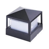 Carvallo - Solcellerdrevet utomhus pelarlampa med elegant spotlight-design för stigar Carvallo