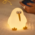 KiwiGlow - KiwiBird LED Nattlampa, USB-uppladdningsbar med dimbar touchsensor Carvallo