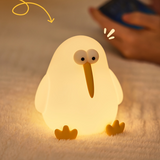 KiwiGlow - KiwiBird LED Nattlampa, USB-uppladdningsbar med dimbar touchsensor Carvallo