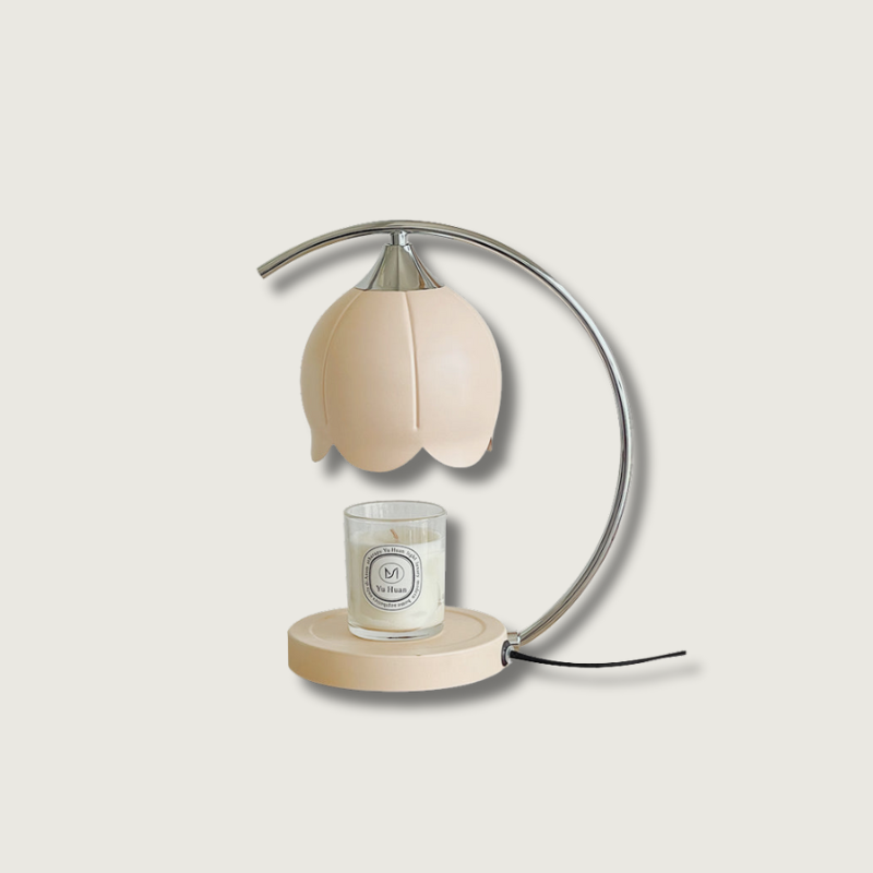 Bordslampa med ljusvaxsmältare Carvallo