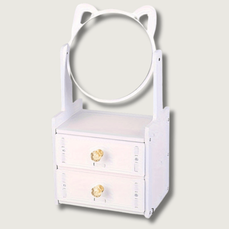 Purrfect Glow Makeup Mirror – Söta kattöron med förvaring för en snygg rutin MILA Sverige