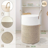 ClutterCatcher Korg - Fällbar Stor Förvaring Flätad Tvättkorg Carvallo