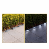 Solälskande trappbelysning i ett 4-pack – Väderbeständig | Perfekt för trädgård, gångvägar och utomhusområden Carvallo