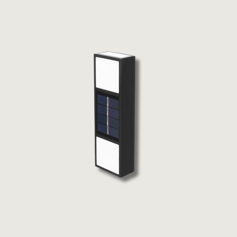 Carvallo FlexLight Solar Utomhusbelysning med färgtemperaturval | Varm- & Kallvit | Väderbeständig IP65 | 15x2,4x4,8 cm Carvallo