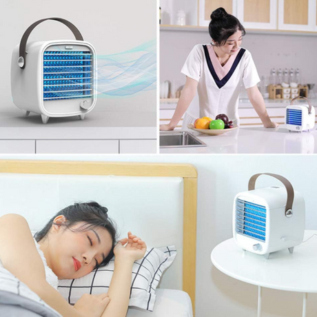 Kompakt bärbar luftkonditionering – ultratyst och kraftfull personlig kylning MILA Sverige