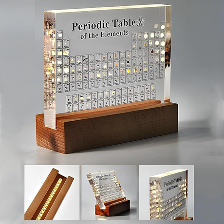 Upplysta Element Periodiska Tabel Carvallo