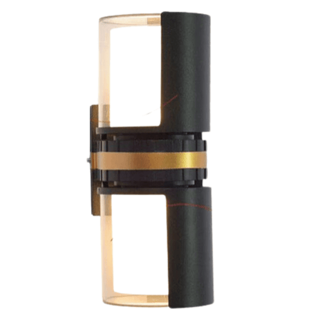 Carvallo Vägglampa Utomhus Justerbar | Vattentät & Modern | 24,5 × 16 cm | Svart Carvallo