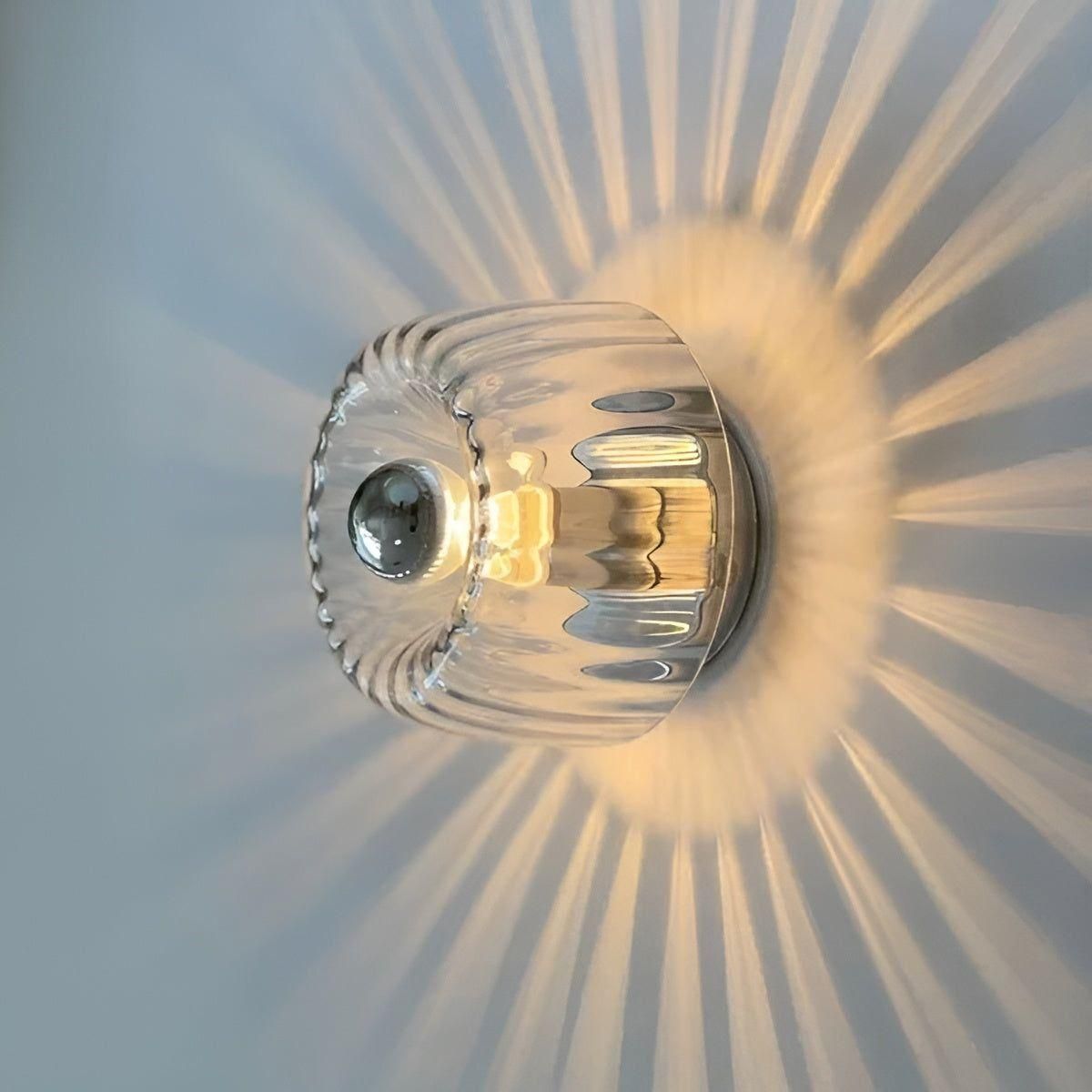 ScandiShine Light - Modern Skandinavisk Glas Vägglampa Carvallo