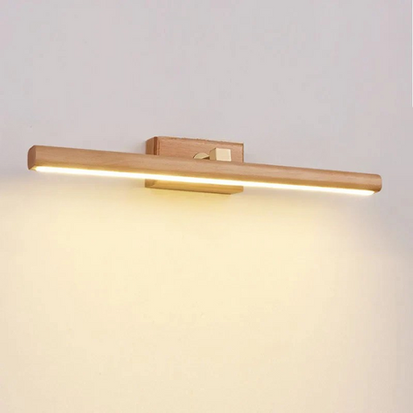 LumiMystic - Vägglampa av valnötsträ Carvallo