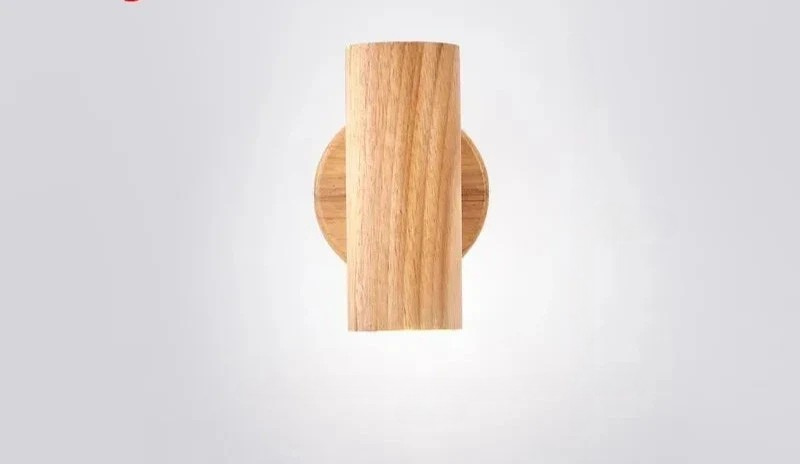 NordicWood - Modern Vägglampa i Valnöt Skandinavisk LED Belysning Carvallo
