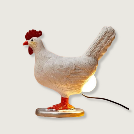 HenLuxe - Lustige tupplampa för bord MILA Sverige