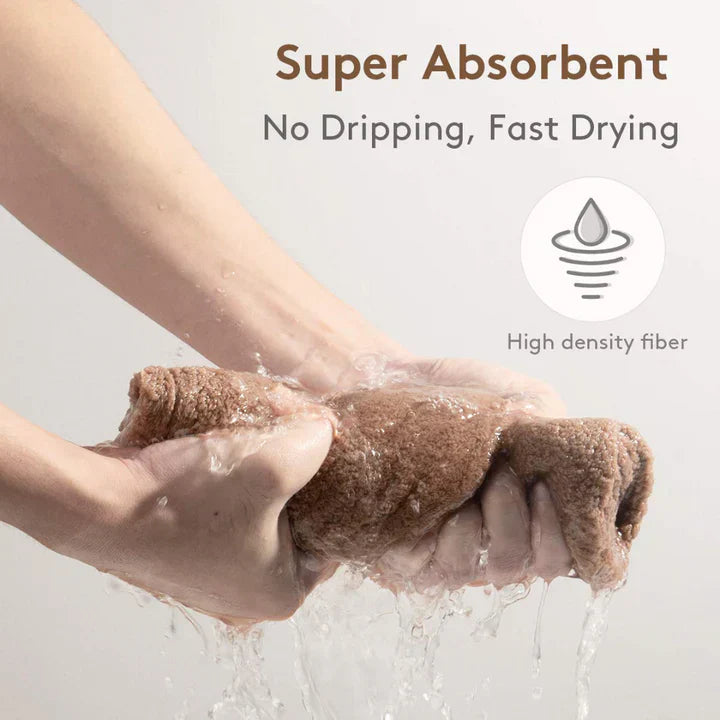 Mikrofiber-hårhandduk-set | 3-pack för snabb torkning Carvallo