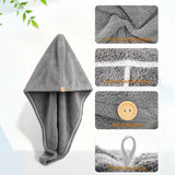 Mikrofiber-hårhandduk-set | 3-pack för snabb torkning Carvallo