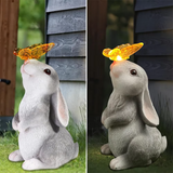 GlowHopper Light - Solarbjörnstaty LED-lampa Carvallo