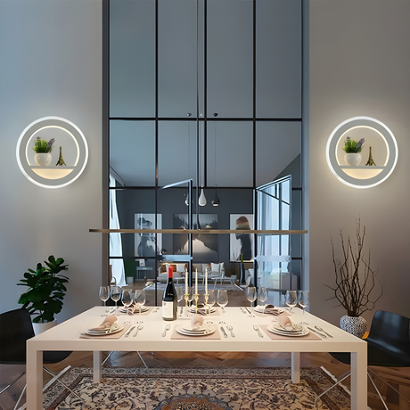 DimmableChic Light - Nordisk dimbar LED-vägglampa Carvallo