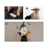 SailTime Väggklocka - Dekorativ Väggdekorklocka i Segelbåtsdesign Carvallo