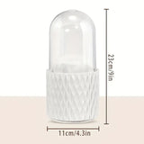 Carvallo-up Organizer ClearTurn | 360° roterbar | Stövd skyddad & stilig | Med genomskinlig lock Carvallo