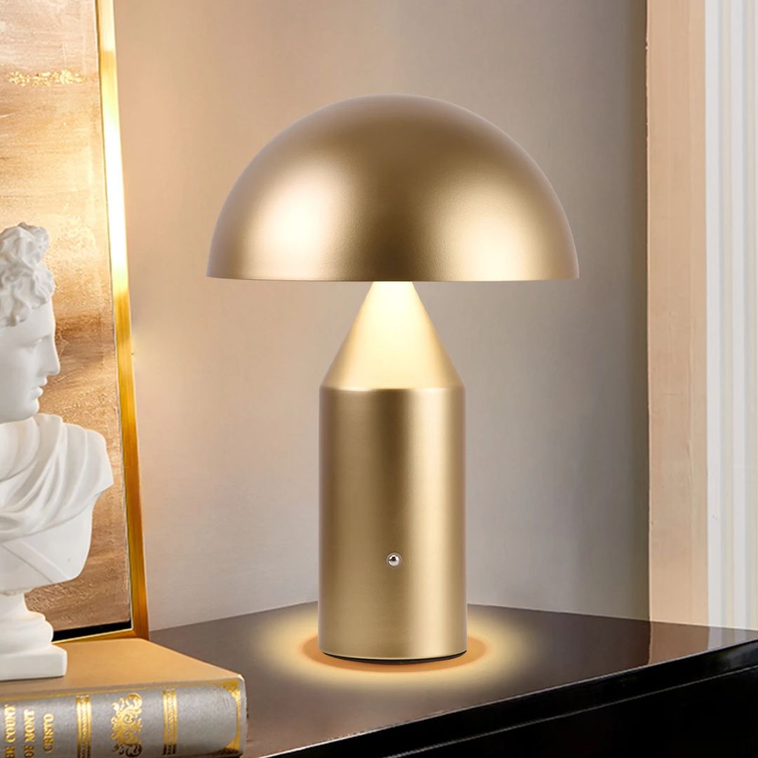 MushroomGlow - USB rechargeable LED lamp with touch control Carvallo