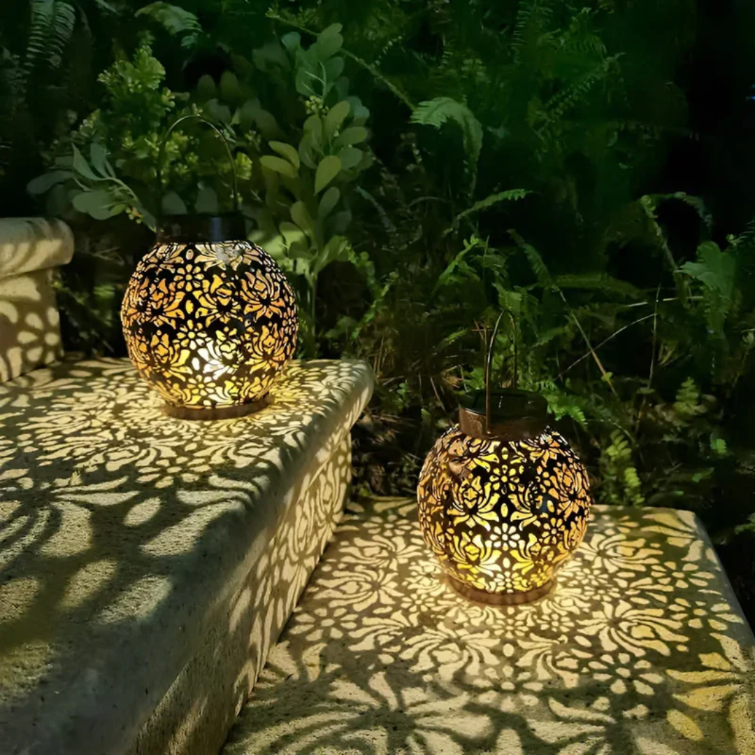 Väderbeständig LED solhänglampa för trädgården Carvallo