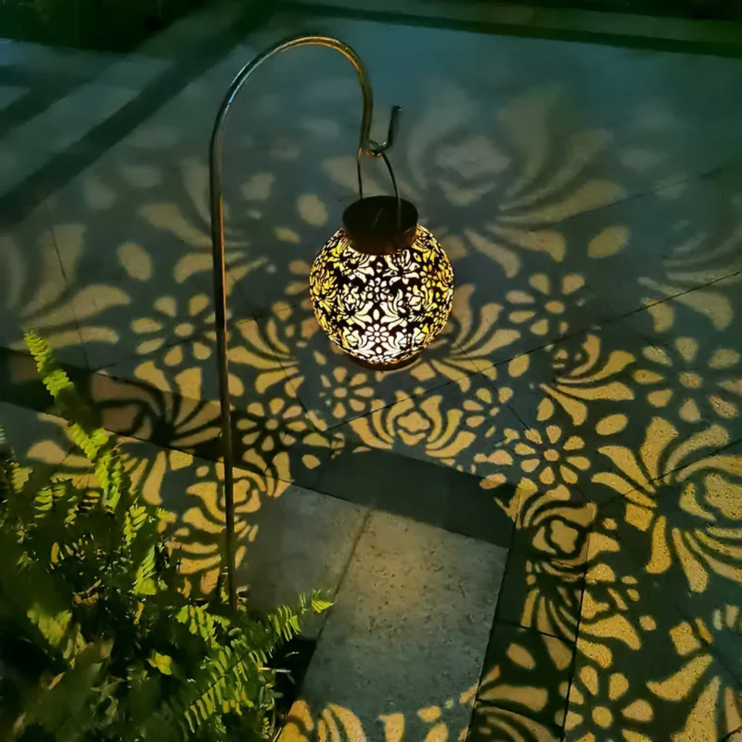 Väderbeständig LED solhänglampa för trädgården Carvallo
