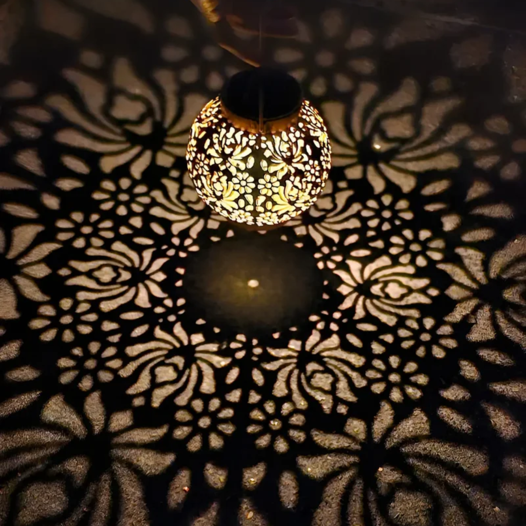 Väderbeständig LED solhänglampa för trädgården Carvallo