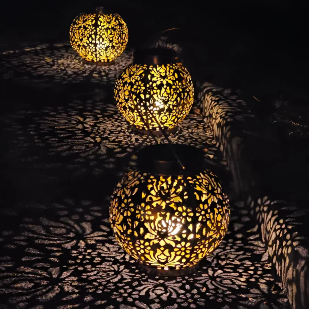 Väderbeständig LED solhänglampa för trädgården Carvallo