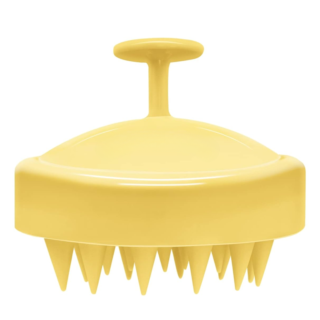 Carvallo Huvudmassageborste Silikon | Främjar Hårväxt & Cirkulation | Anti-Schuppen & Mild Exfolierande Carvallo