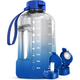 Carvallo Vattenflaska 2L | Med tidsmarkeringar & sugrör | BPA-fri & läckagesäker | För sport & vardag Carvallo