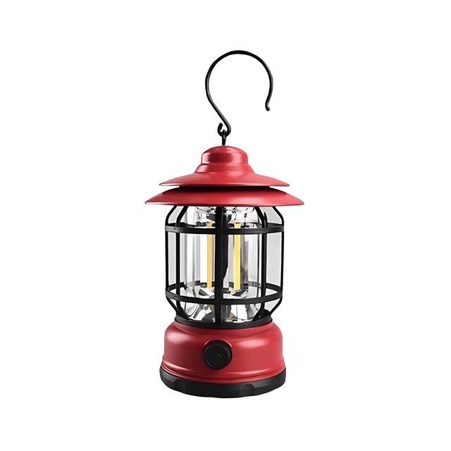RetroFlame - Vintage LED lykta för utomhusäventyr Carvallo