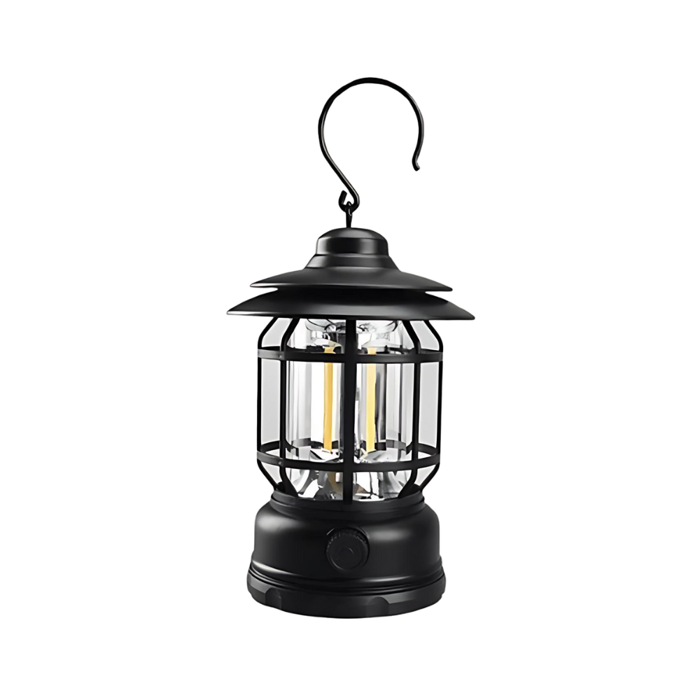 RetroFlame - Vintage LED lykta för utomhusäventyr Carvallo