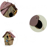 GardenPerch Nest - Dekorativt Trä Hängande Fågelhus Carvallo