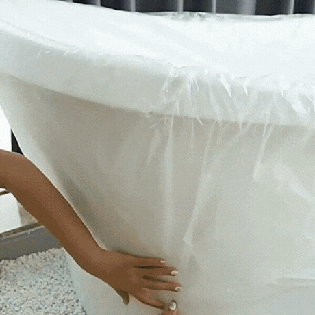 Royallure 10 stycken Engångs Badkar Fodral Påse 102x47 tum för Salong, Hotell & Hemkomfort Carvallo