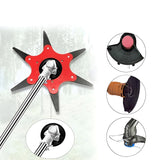 Grästrimmerhuvud med 6 blad – Robust stål för effektiv klippning Carvallo