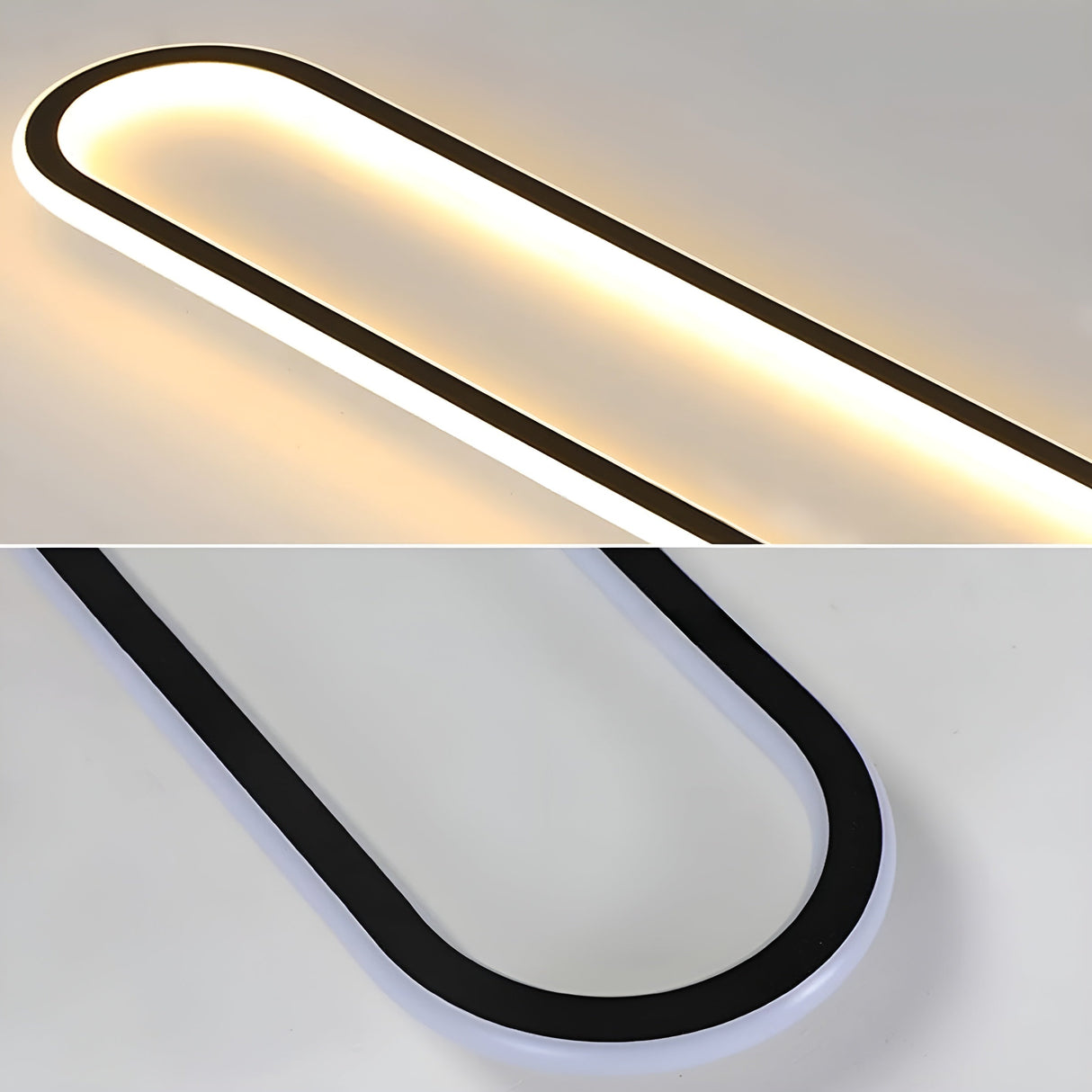 LED-taklamps i oval form – Elegant modern design för hall och entréområde Carvallo