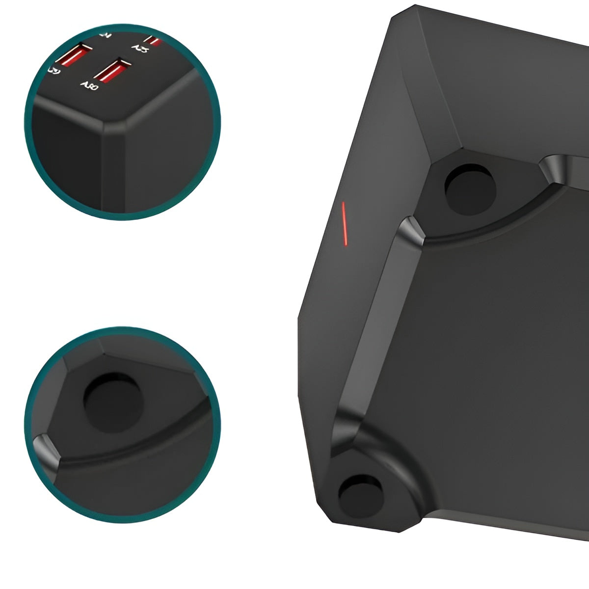 Multi-USB Laddstation – 30 portar | Snabb och samtidig laddning för flera enheter Carvallo