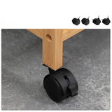 BambooEase Korg – Avtagbar bambus tvättkorg Carvallo