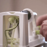 Royallure 7-bladig grönsaksspiralisator – Zucchini-nudeltillverkare och zoodle-tillverkare med sugkopp och förvaringskorg Carvallo