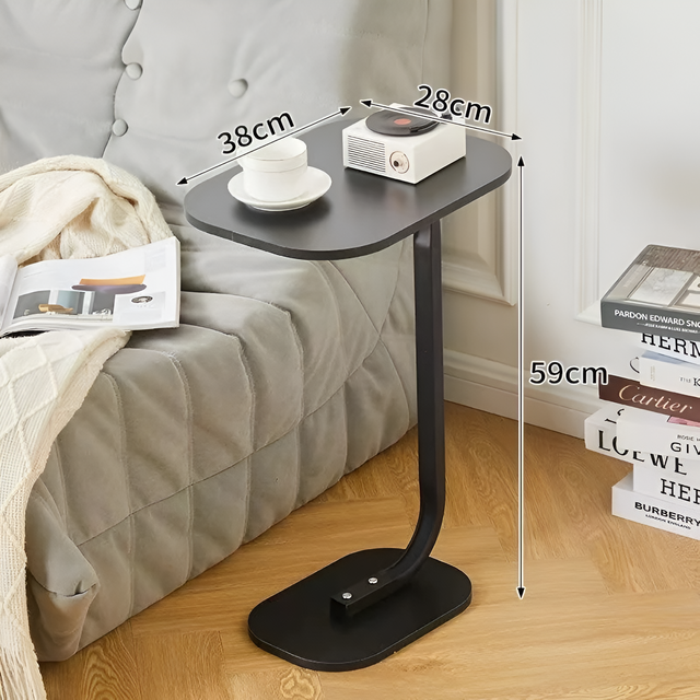 MinimalistCorner Bord – Minimalistisk C-formad sidobord Carvallo