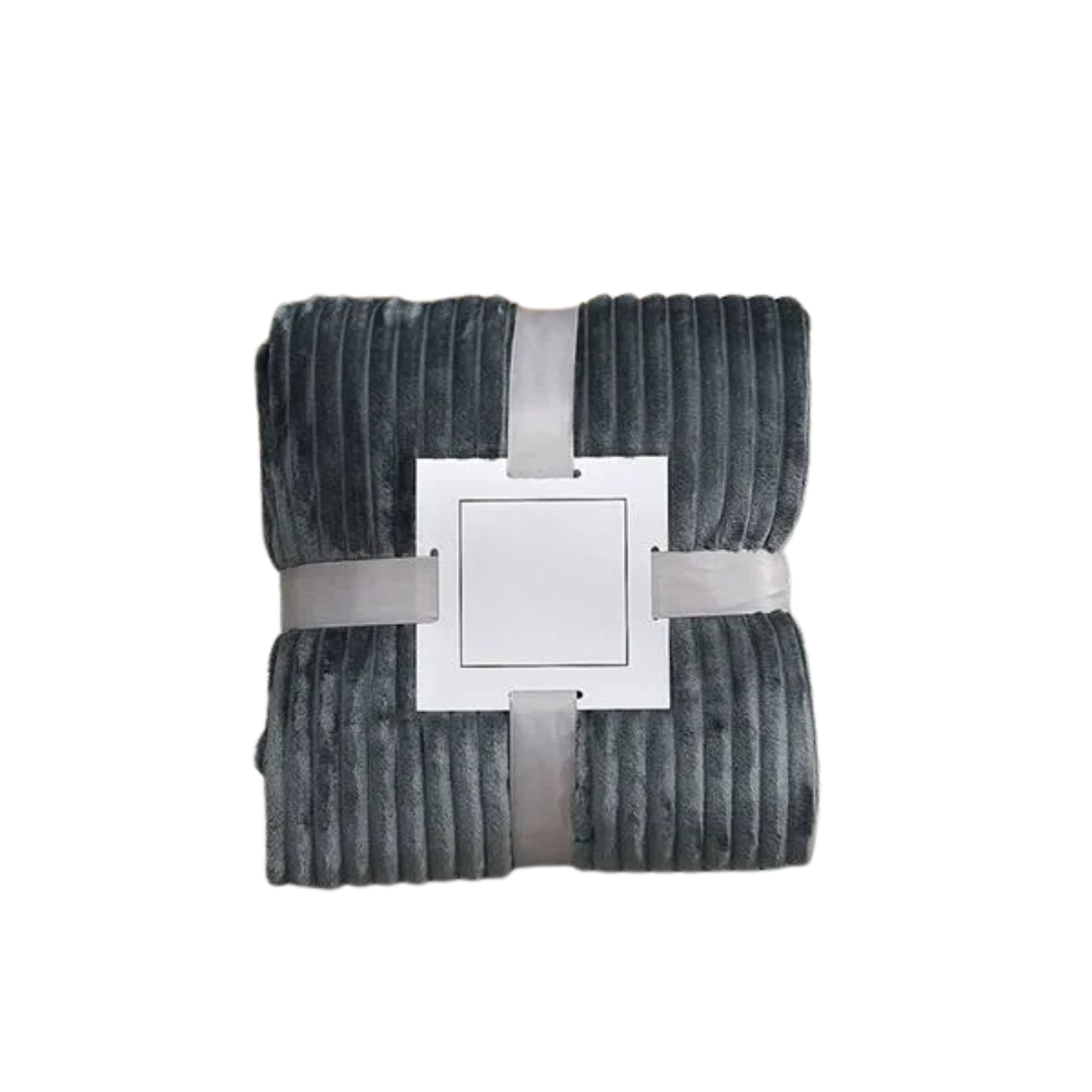 Randig Flanellfilt Hemnix