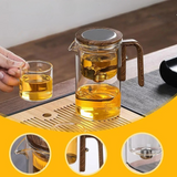 TranquilSip Tekanna – Magnetisk Växel Filter Glas Teapot Carvallo